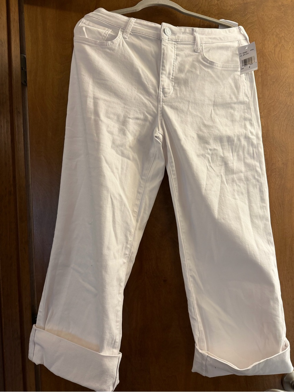 Kut from the Kloth White Cropped Jeans